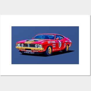 Allan Moffat City Ford Group C Falcon Posters and Art